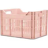 URBAN PROOF Fiets Gerecyclede fietskrat Click 30 liter - Pastelroze