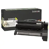 Lexmark 15G042Y toner geel hoge capaciteit (origineel)