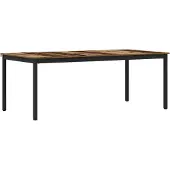 vidaXL Eettafels 200 x 100 x 75 cm Bewerkt hout Rechthoekig