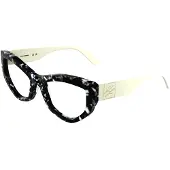 Karl Lagerfeld Bril - - KL6211 - Acetaat - Marmer zwart (Noir) - 55/17/140