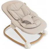 Bo Jungle Grow With Me Bouncer - Pure White (witte poten, zitgedeelte grijs)