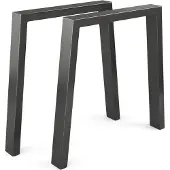 Vicco Tafelpoten – 75 x 72 cm U-vorm Zwart