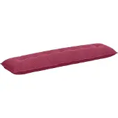 Syfax Rugkussen Wijnrood 200 x 50 x 19 cm Katoen Stof