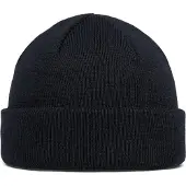 Buff - Knitted Beanie Lilon Fisherman - Muts One Size, zwart