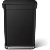 Simplehuman Prullenbak Liner Pocket Zwart 55L