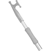 PLASTIMO Aluminium Telescopic Boathook Transparant 120-210 cm