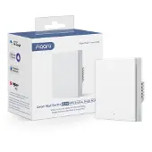 Aqara Smart Wall Switch H1 (with neutral, single rocker) - Zigbee 3.0 - enkele schakelaar - één knop - met Nuldraad