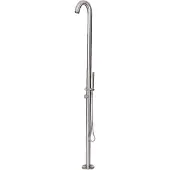 W'eau Eclipse buitendouche - Geborsteld RVS