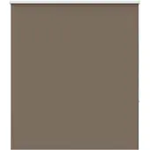 vidaXL Rolgordijn verduisterend koffie 135x130 cm stofbreedte 131,6 cm
