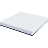 vidaXL Matras Wit en Blauw 200 x 200 cm Jacquard stof