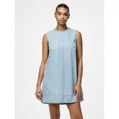 Pieces Jurk 'PCFlora' blauw denim