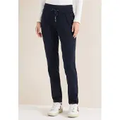 Cecil Dames Casual broek - Blauw - XXL