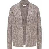 Goldner Gebreide vest Elegante grof gebreide jas, kabelpatroon