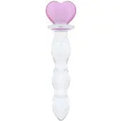 Gildo - No. 37 Glazen Dildo Hartvorm - 18 cm