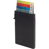 Tony Perotti Furbo Leren RFID Pasjeshouder Slim met buitenvak - Blauw