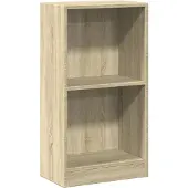 vidaXL Boekenkast 40x24x75 cm bewerkt hout sonoma eikenkleurig