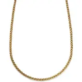 Lucleon Essentials | 5 mm Goudkleurige Ketting met Tarweschakels