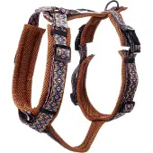 Flamingo Hond Harnas Y-vorm Canggu Blauw L 46-80cm 60-86cm 25mm