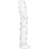 Gildo - No. 34 Getextureerde Glazen Dildo - 19 cm