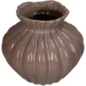 HD Collection Vaas Roef - Keramiek - Roze - 20 x 18 x 20 cm (BxHxD)