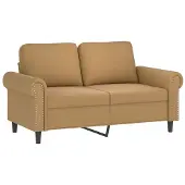 Syfax Tweezitsbank 120 cm fluweel bruin