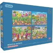 Gibsons Roots and Shoots Puzzel 4x 500 Stukjes