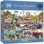 Gibsons Motoring Memorabilia Puzzel (1000 stukjes)