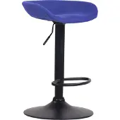 CLP Anaheim Barkruk - Vilt zwart/blauw