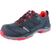 Albatros Veiligheidsschoen ULTRATRAIL BLACK, lage uitvoering, maat 45, zwart/rood, leer