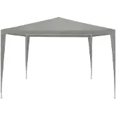 vidaXL Partytent Lichtgrijs 300 x 300 x 255 cm PE en staal