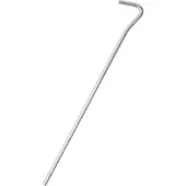 vidaXL Tentharingen 25 st Ø5 mm 23 cm gegalvaniseerd staal