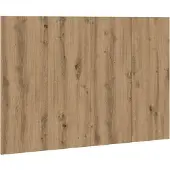 vidaXL Hoofdeinde 120x1,5x80 cm bewerkt hout artisanaal eikenkleur