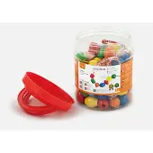 Vigatoys Viga Toys - Houten Rijgkralen - 90 stuks