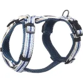 Flamingo Hond Harnas Y-vorm Gili Island Blauw XS 28-52cm 32-50cm 15mm
