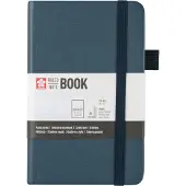 Sakura gelijnd harde kaft notitieboek pocket Donker Indigo