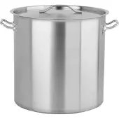 TRIZERATOP AUKŠTAS PUODELIS su NERŪDIJANČIO PLIENO DANGČIU, 45X45 71L, Pan + steelpan, Zilver