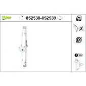 Valeo 852538 Raammechanisme
