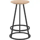 Harto Gustave Kruk Natural Oak | Matte Slate Gray | 65 cm