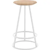 Harto Gustave Kruk Natural Oak | Iridescent White | 65 cm
