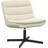vidaXL Draaistoel Crème 63 x 75 x 76 cm Kunstleer