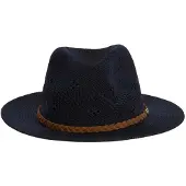 Barbour Hoed Women Flowerdale Trilby Summmer Hat Navy-M