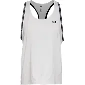 Under Armour Sporttop 'Knockout' zwart / wit