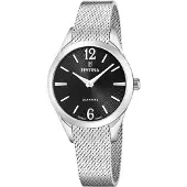 Festina Kwartshorloge Grace Polshorloge, dameshorloge, Swiss Made, roestvrijstalen armband, saffierglas