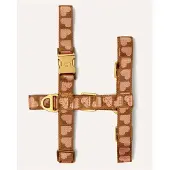 DOGGUO Hondenharnas HEART-HARNESS-BROWN/APRICOT-M