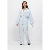Ibana Dames Jumpsuits Ocea - Lichtblauw - Maat 34