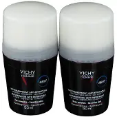 VICHY Homme Deodorant Anti-Transpiratie Anti-Irritatie 48h Duo 2x50 ml Deodorant