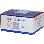 Embecta Micro-Fine Insulinespuiten U-100 12,7 mm 29G 1 ml | 100 stuks
