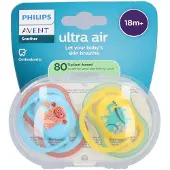 Philips Fopspeen +18m Air kikker/aap 2 St Fopspeen