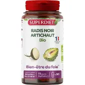 SuperDiet Zwarte Radijs Artisjok Biologisch 90 Capsules