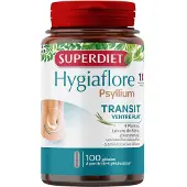 SuperDiet Hygiaflore Transit Ventre Plat 100 Capsules
